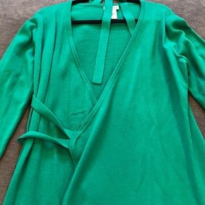 Kelly green wrap dress - Amanda Charles